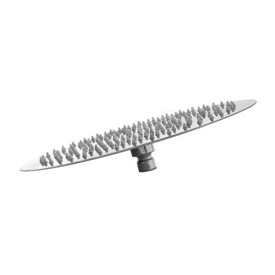 Soffione doccia slim tondo diametro 20 cm in acciaio cromato