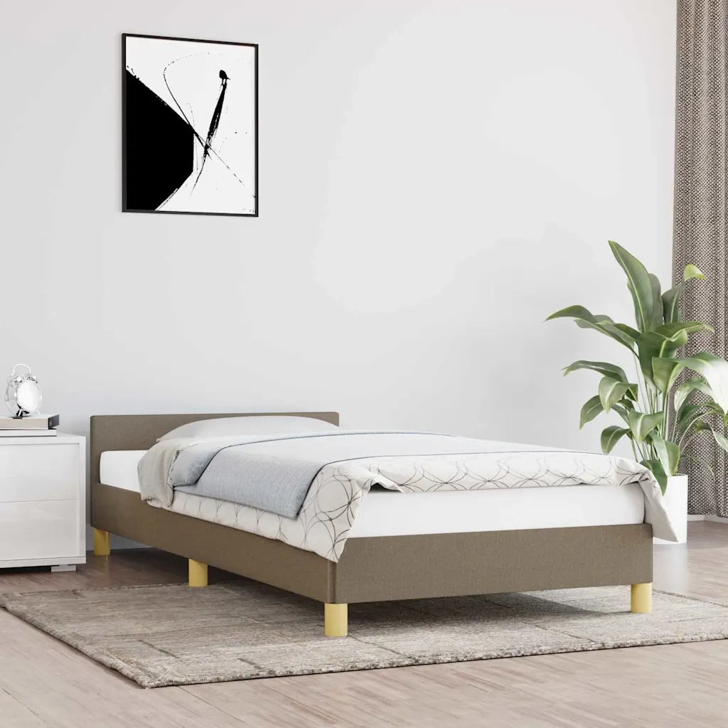 Giroletto senza Materasso Tortora 100x200 cm in Tessuto 347395