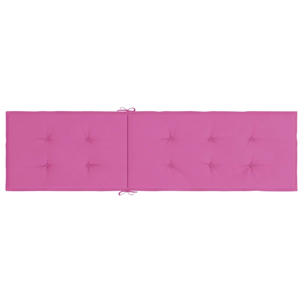 Cuscino per Sedia a Sdraio Rosa in Tessuto Oxford 361382