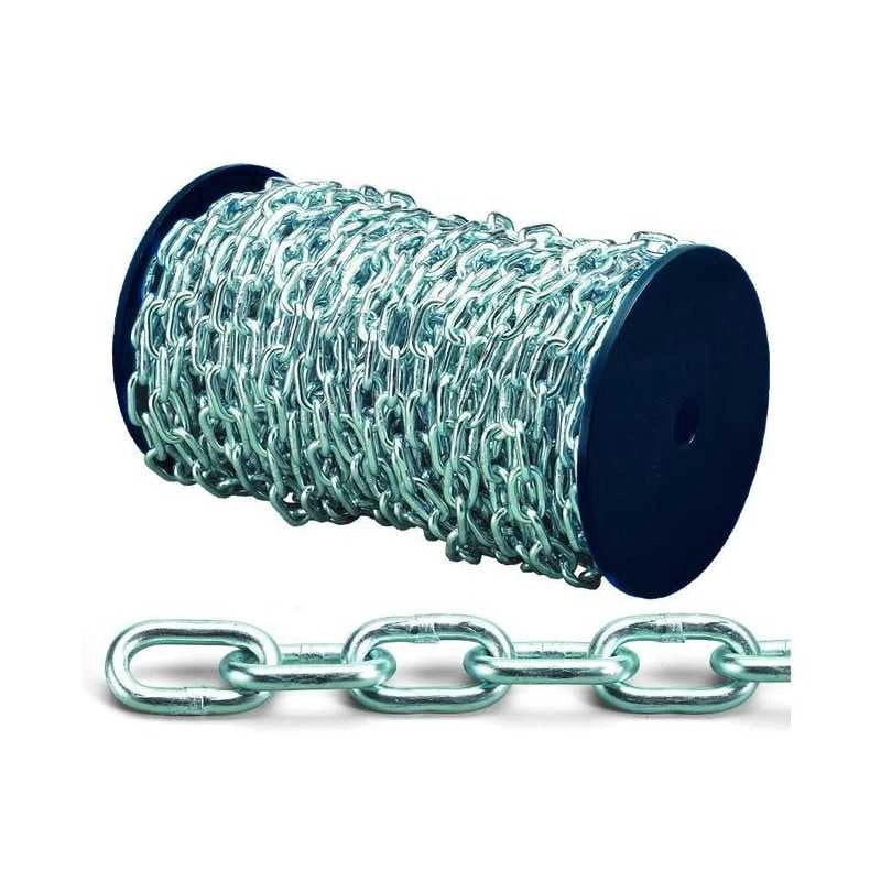 Catena Genovese Uso Commerciale Zinc Bobine Metri 10 Mm.12 /32