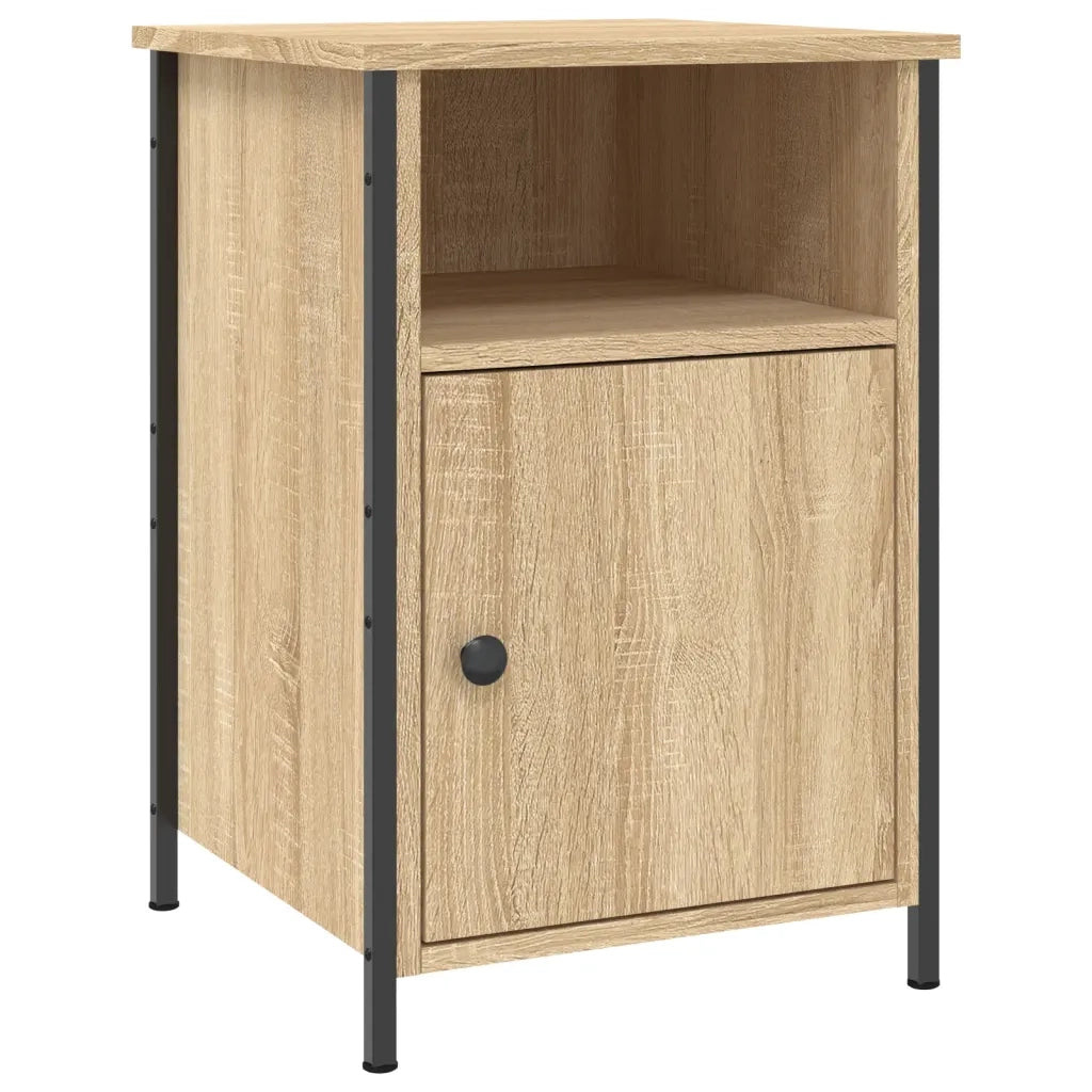 Set di 2 Comodini | Armadio da Notte | Mobiletto da notte Rovere Sonoma 40x42x60 cm in Legno Multistrato