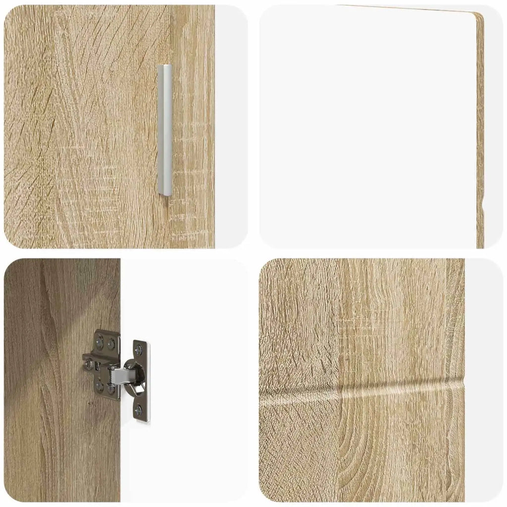 Credenza con porta FLORIN Rovere Sonoma 88,5 x 30,5 x 55,5 cm 880293
