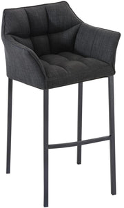 Barhocker Damaso B Stoff mit 4-FuЯ Gestell