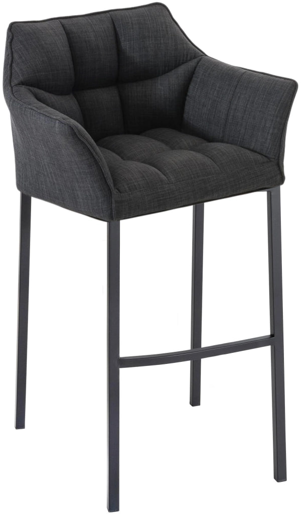 Barhocker Damaso B Stoff mit 4-FuЯ Gestell