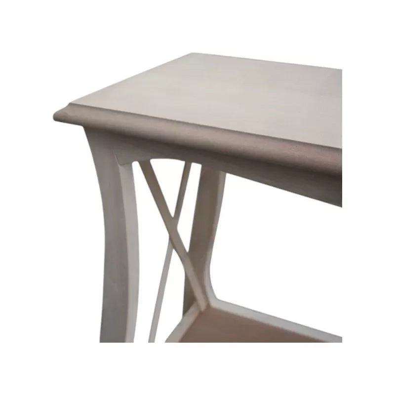 Libreria a giorno 3 ripiani legno grezzo 82x34x91 (3032) - Mobili 2G