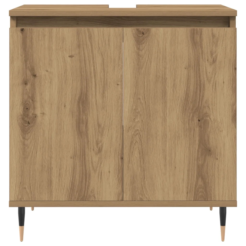 Mobile da Bagno Rovere Artigianale 58x33x60 cm in Truciolato