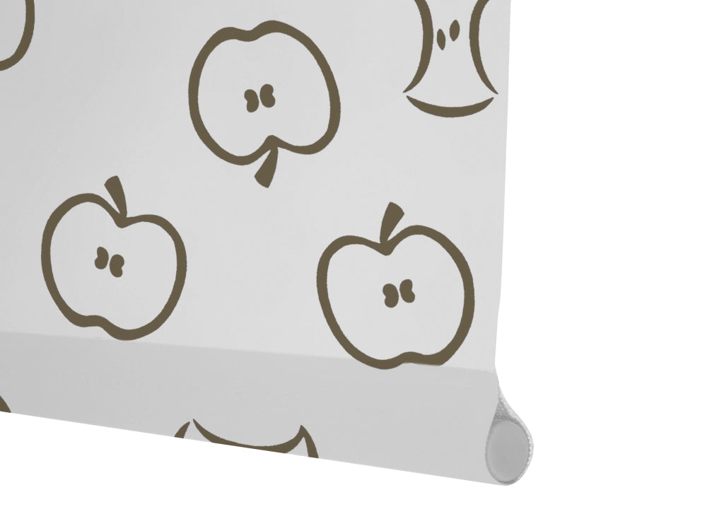VIEWTEX Tenda a rullo Jazz Printed Bianco e Marrone 120 X 250cm - Made in Europe - 5 anni di Garanzia