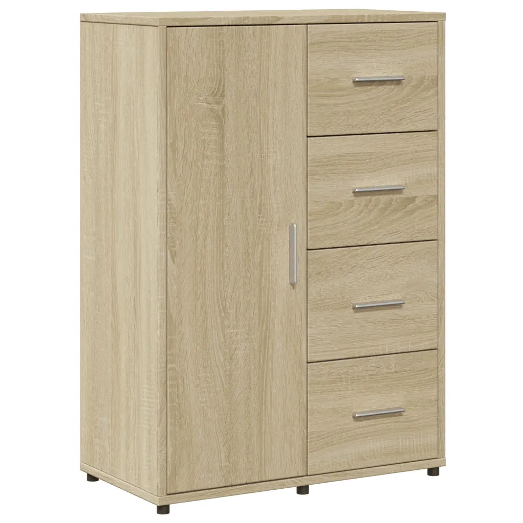 Credenza Rovere Sonoma 60x31x84 cm in Legno Multistratocod mxl 116542