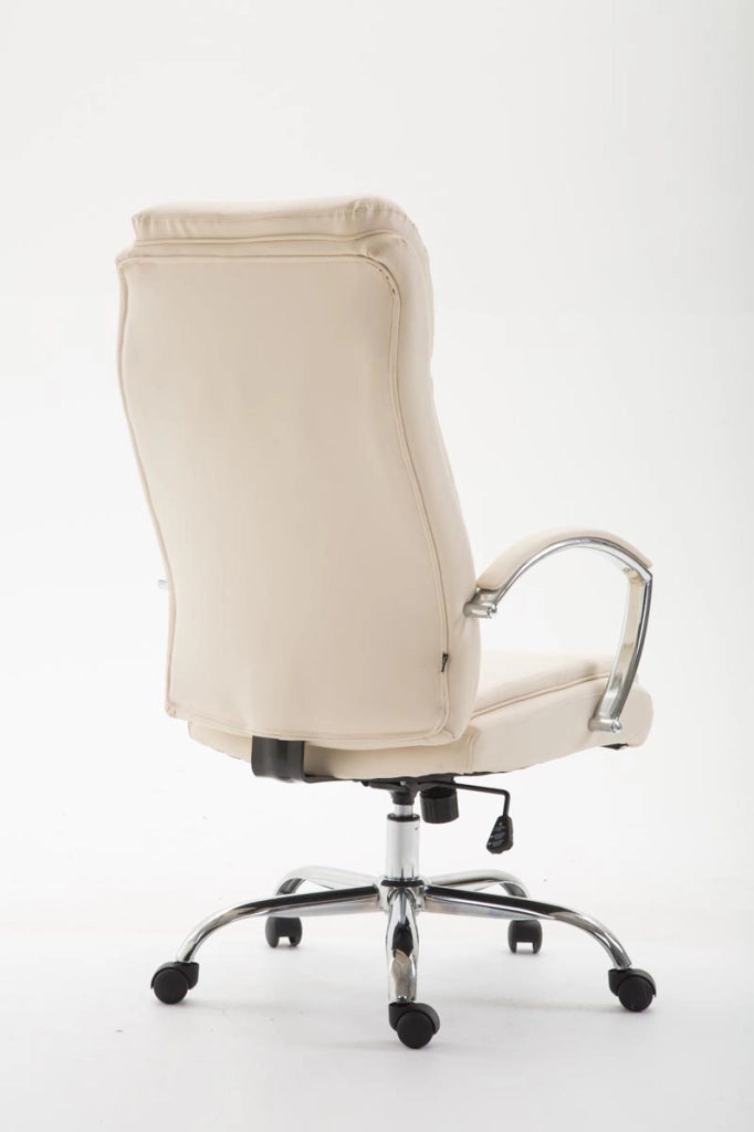 Sedia ufficio VAUD XL in similpelle crema