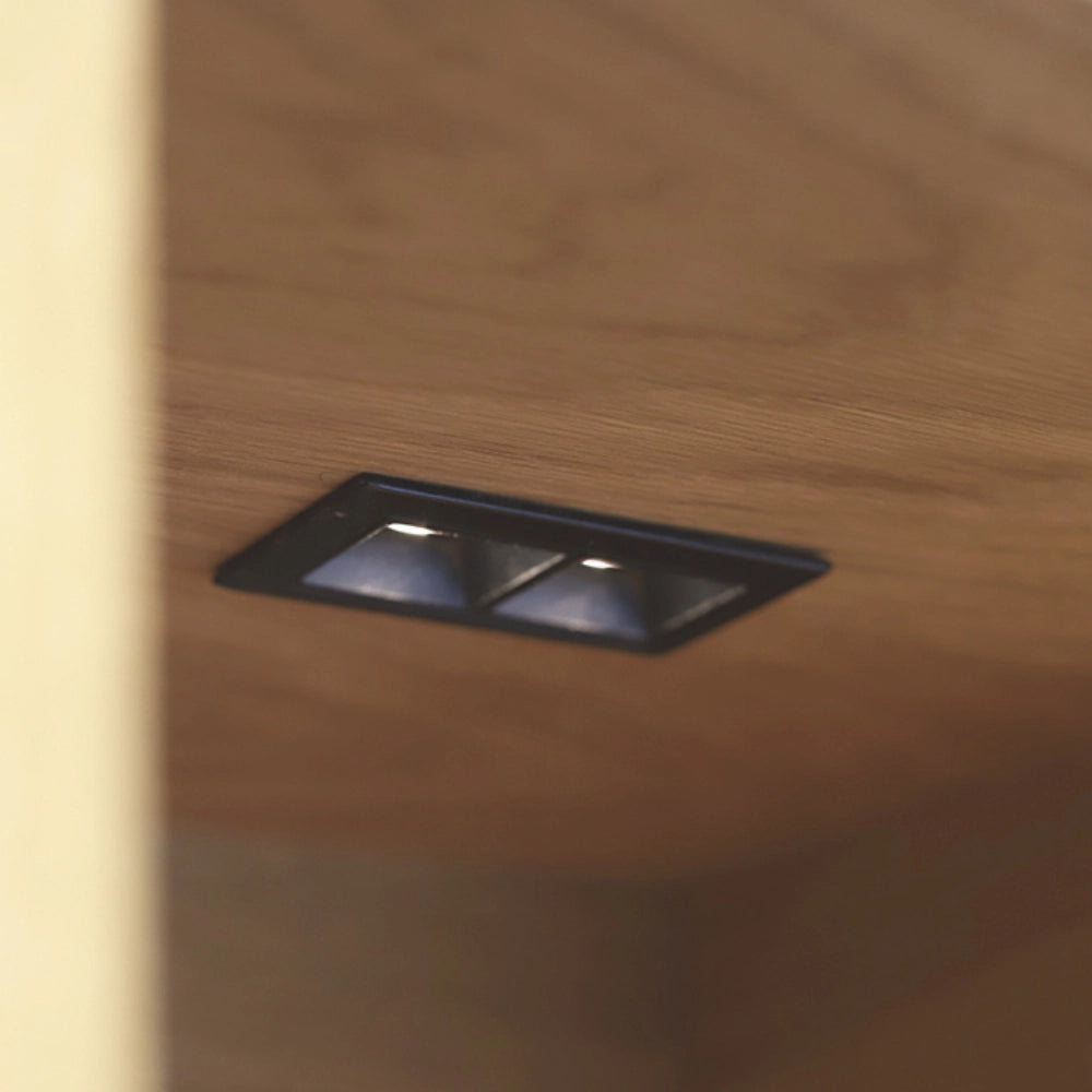 Faretto led incasso modulare cornice bianca interno nero 10 watt 500 lumen