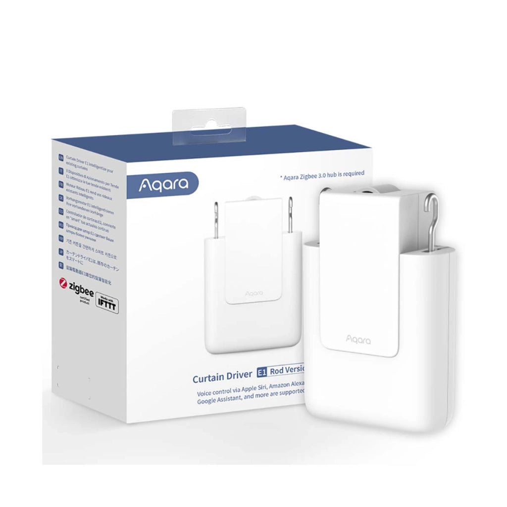 Motore per tende versione asta compatibile Zigbee 3.0 con supporto multiecosistema Bianco Aqara