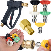 Set di Ugelli e Pistola per Idropulitrice – Compatibile con Kärcher HD/HDS