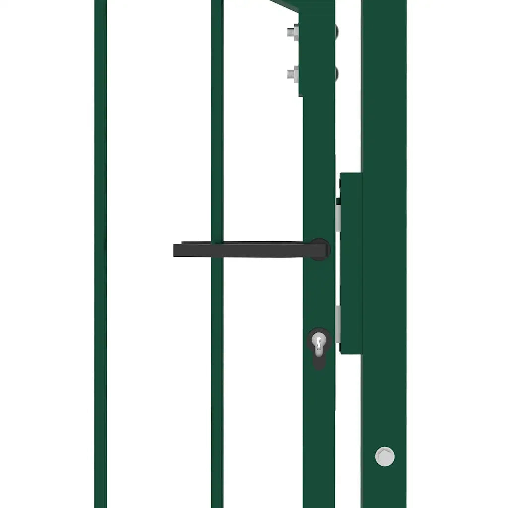 | Cancello per recinzione | con blocco Verde 100 x 175 cm 146396