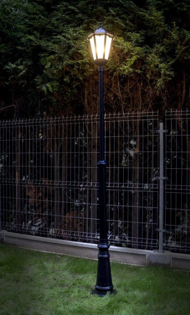 Lanterna da giardino Retro 290 cm E27 nera IP43 SU-MA