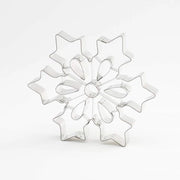 Cookie cutter (acciaio inossidabile), forma grande fiocco di neve, bordo liscio, diametro 19,5 cm