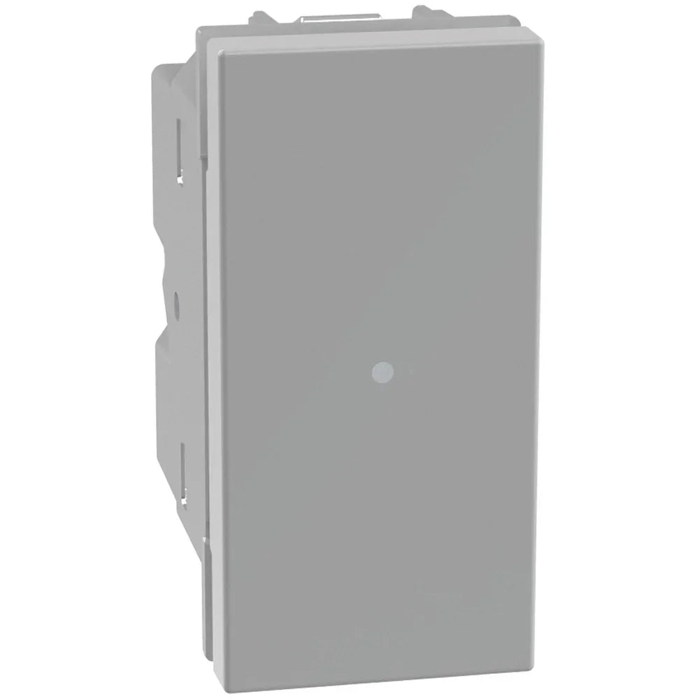Deviatore assiale Bticino MatixGO 1P 10AX 1 modulo grigio JG4053