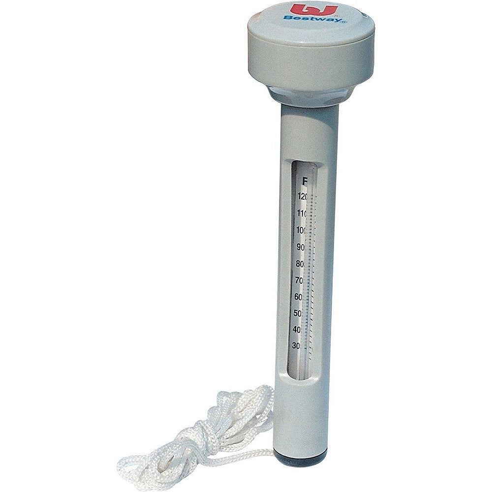 Trade Shop - Termometro Galleggiante Per Piscina In Abs Temperatura Acqua Con Cordicella 58072 -