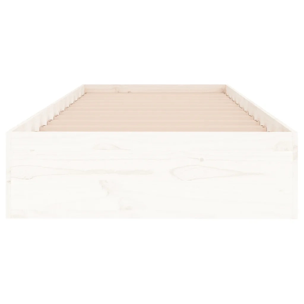 Giroletto Bianco in Legno Massello 75x190 cm Small Single 820063