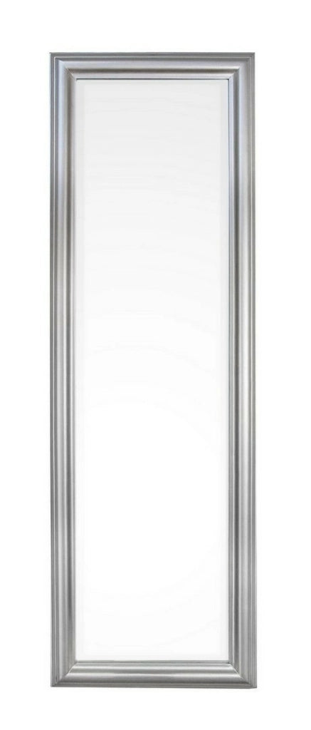 Specchio Sanzio C-C Mat Argento 42X132 - Bizzotto