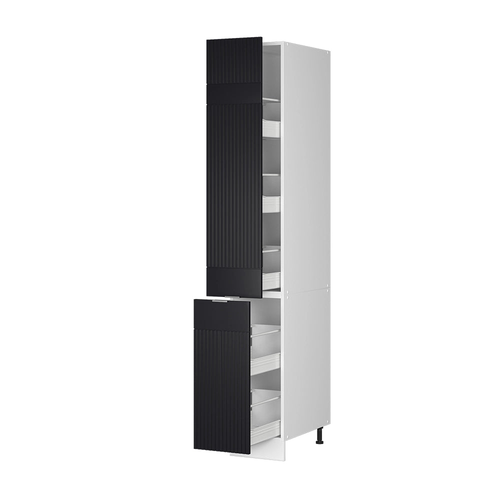 Vicco Mobile alto da farmacia Nero a righe 30 cm