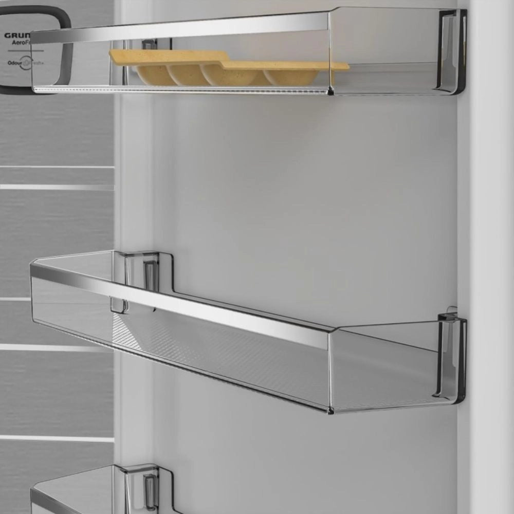 Grundig frigorifero combinato libera installazione Total NO FROST 324 litri Dark Inox GKPN66840LXRW