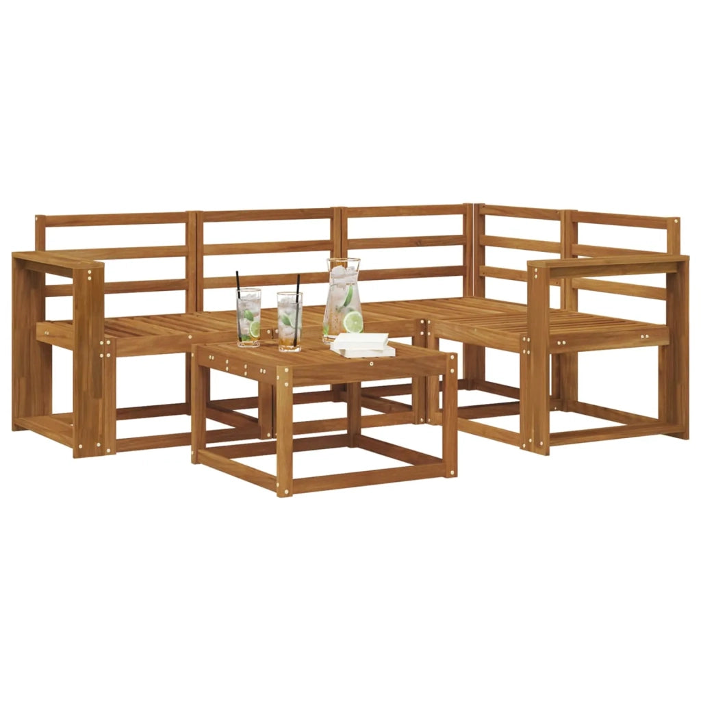 Set di divani da esterno 5 pcs Naturale 3366362