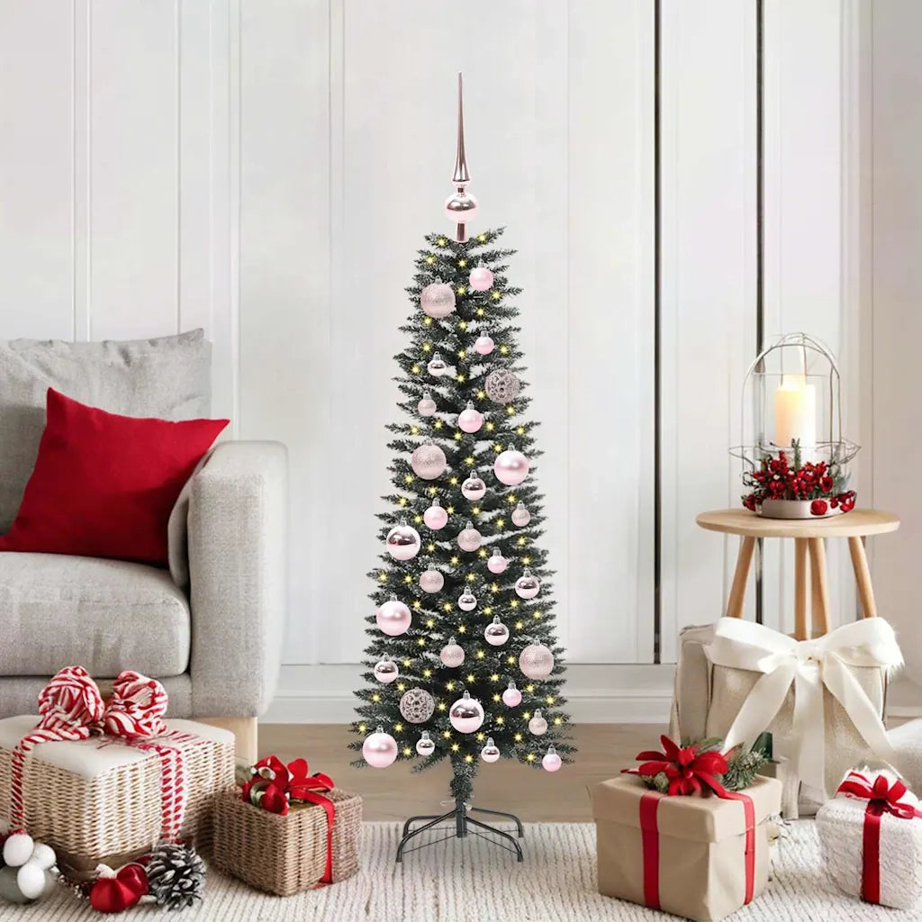Albero di Natale artificiale con 150 LED Verde 120 cm 3395918