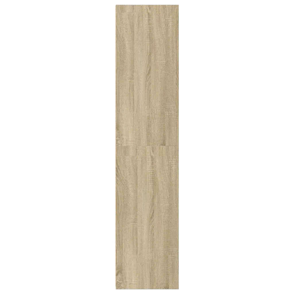 Buffet credenza cassettiera armadio mobile contenitore organizer cucina soggiorno salotto rovere Sonoma alto 45 x 41 x 185 cm legno ingegnerizzato marrone 02_0034064