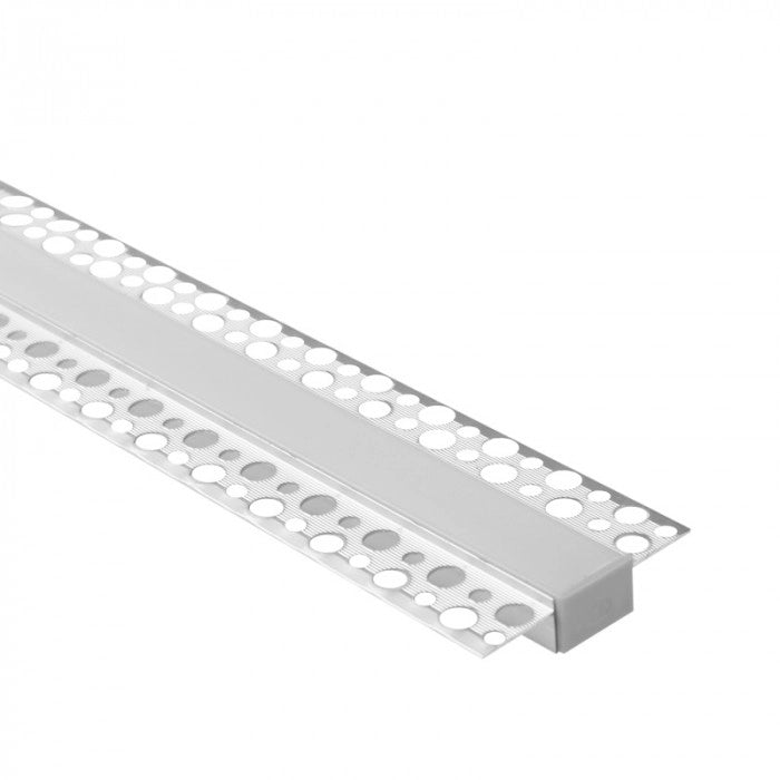 Profilo LED GPS02 da incasso anodizzato, diffusore opale 2m