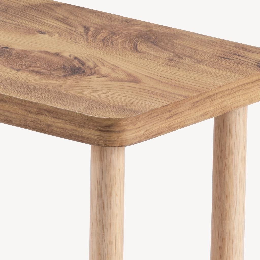 Scaffale da Terra Multiuso Nampernu a 3 Piani 62 x 40 x 18 cm - Effetto Legno [en.casa]