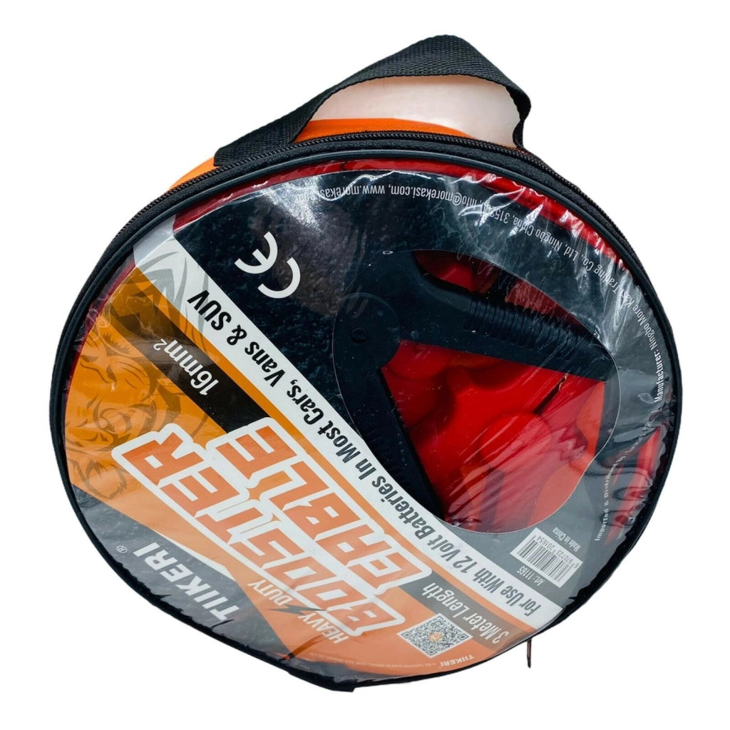 Cavi di avviamento batteria per auto moto camper da 3 Metri spessore 16mm2