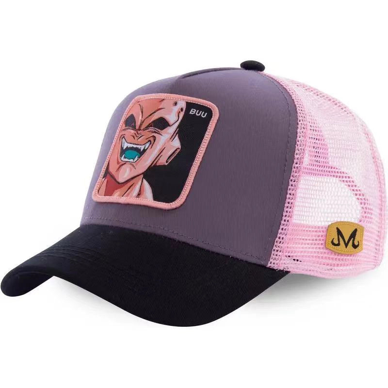 Cappellino da baseball rosa di Dragon Ball con Buu
