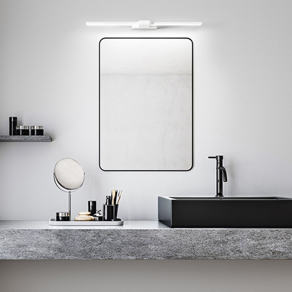 Applique Moderna Line Metallo Bianco Acrilico Led 16W 3000K
