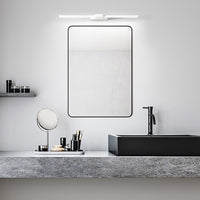 Applique Moderna Line Metallo Bianco Acrilico Led 16W 3000K
