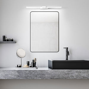 Applique Moderna Line Metallo Bianco Acrilico Led 16W 3000K