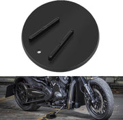 Pad di appoggio per motocicletta per tutte le motociclette, piatto di parcheggio universale per motociclette Touring, FL, Sportster, XL/XR, FX/FXR/FXD/FLD/Dyna, Softail, nero