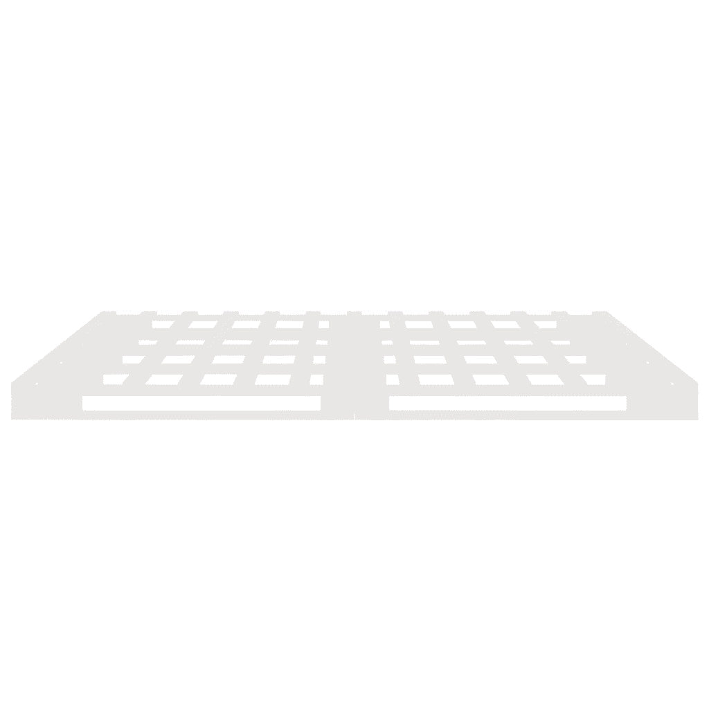 Letto a Pallet Bianco 140x200 cm in Legno Massello di Pino