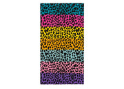 Telo Mare Grande 100x180 Spugna Spiaggia Piscina Maui Leopard Multicolor D8