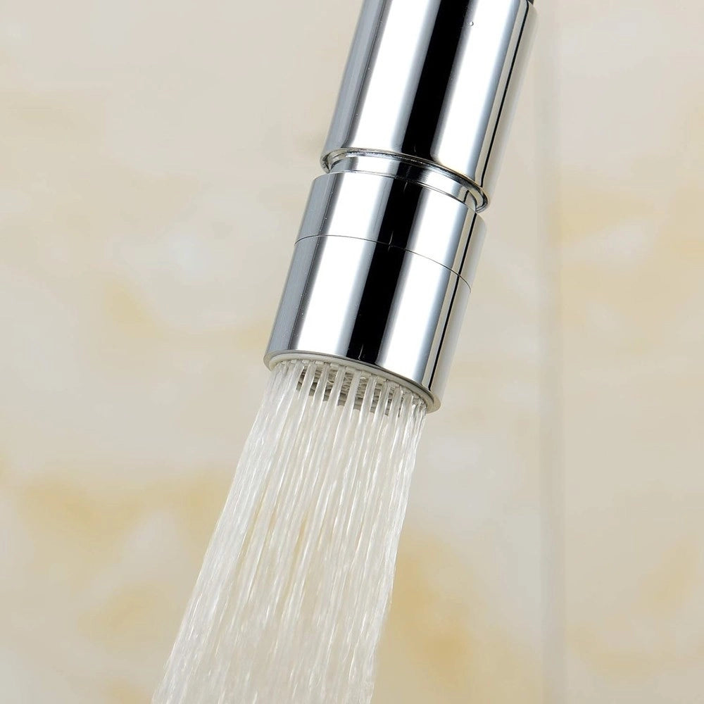 Trade Shop - Filtro Rubinetto Antispruzzo F22 Con Filettatura Interna Con 2 Flussi Bagno 87192 -