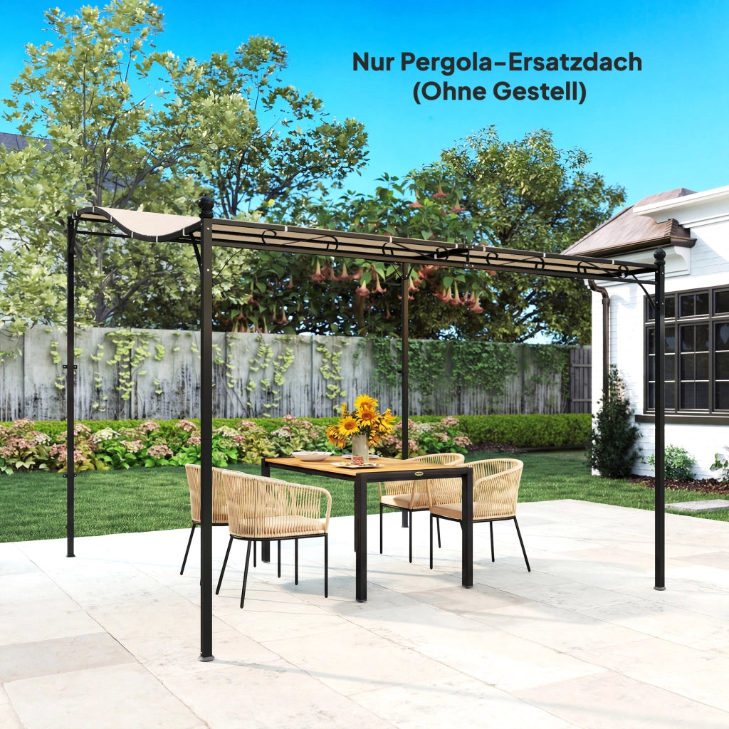 Tenda da sole per pergola ¨C zephmum ¨C crema 298x293 cm