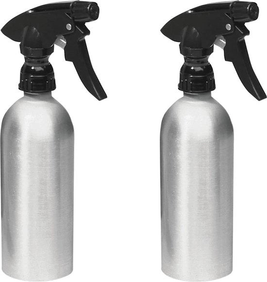 Set di spruzzatori 2 in 1 per piante per uso domestico e giardino con bocchetta in alluminio navetta.