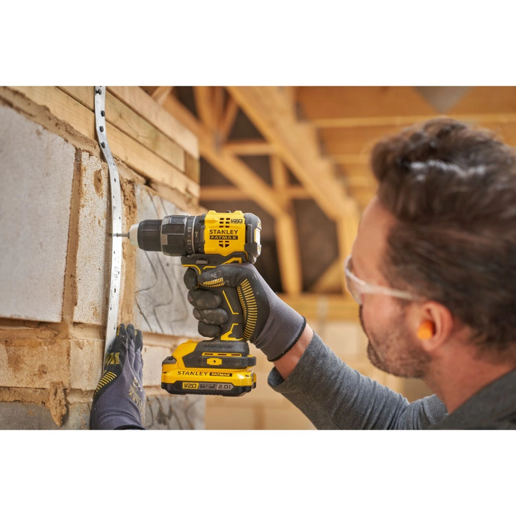 Trapano Avvitatore Percussione Stanley FATMAX SFMCD716B 18V Brushless Solo Corpo