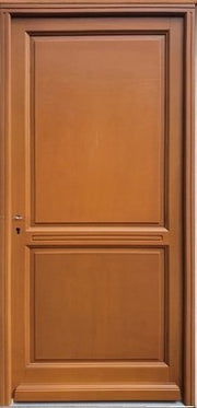 Porta d'ingresso in Legno Massello, Eyden, H.215xl.90 p. destra + Maniglia E Canna (ref010723NO) Dimensioni Tavolo senza maniglia