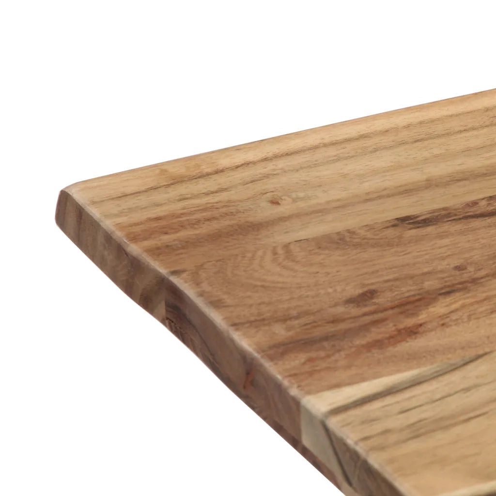 Tavolo da Pranzo 120x58x76 cm in Legno Massello di Acacia 247978