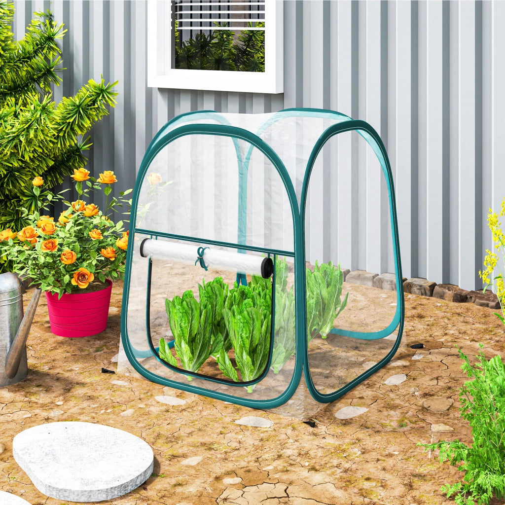 Mini Serra da Giardino ¨C zephmum ¨C Plastica Trasparente 70x70x80 cm