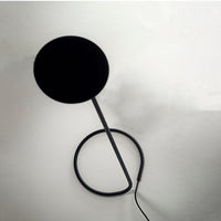 Lampada Da Scrivania Industrial-Minimal Miniarc Metallo Nero Led 5W 3000K