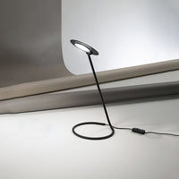 Lampada Da Scrivania Industrial-Minimal Miniarc Metallo Nero Led 5W 3000K