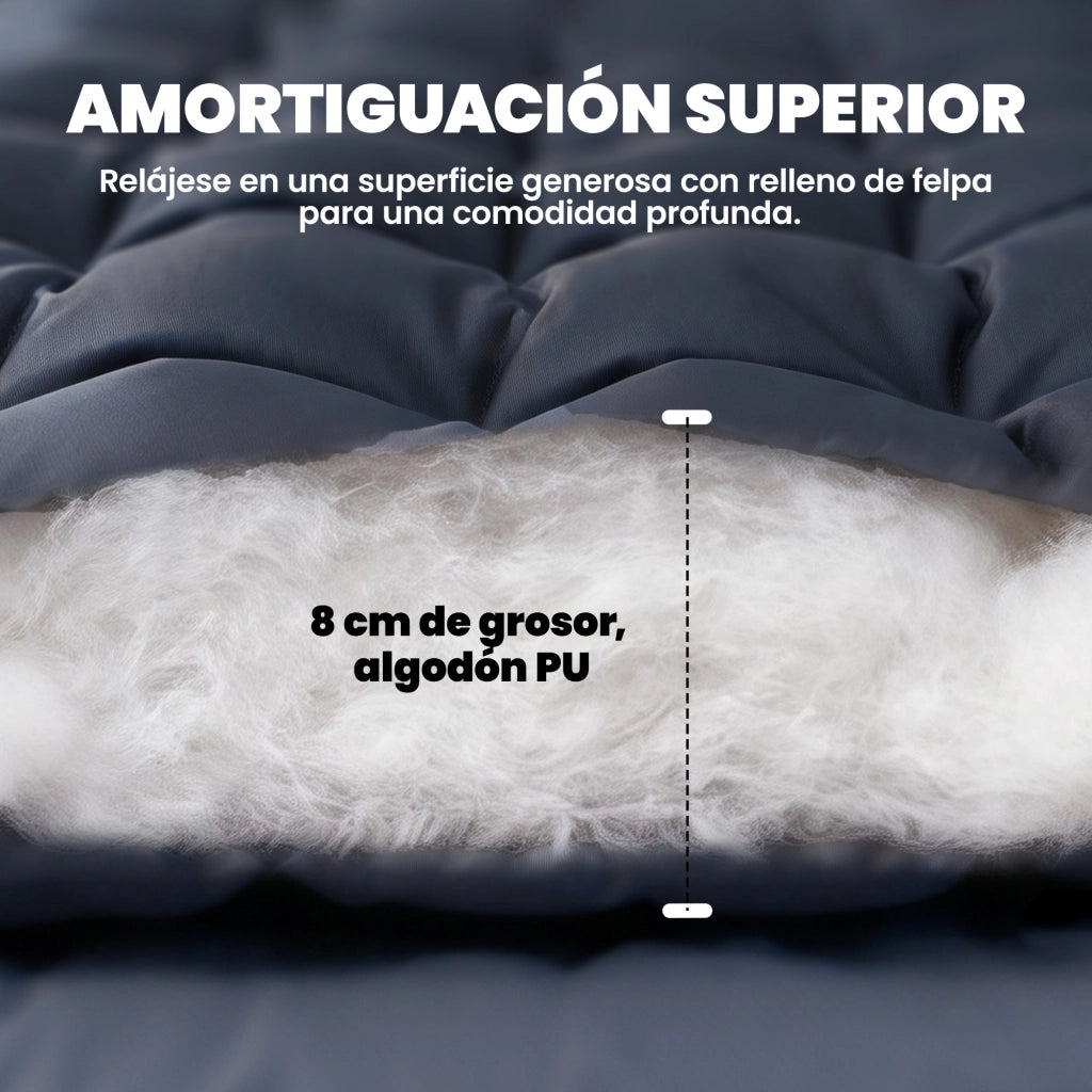 Tappetino da Campeggio Pieghevole Portatile ¨C zephmum ¨C Grigio Scuro