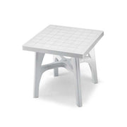 Tavolo Resina Quadromax Bianco 80X 80 1015 Scab