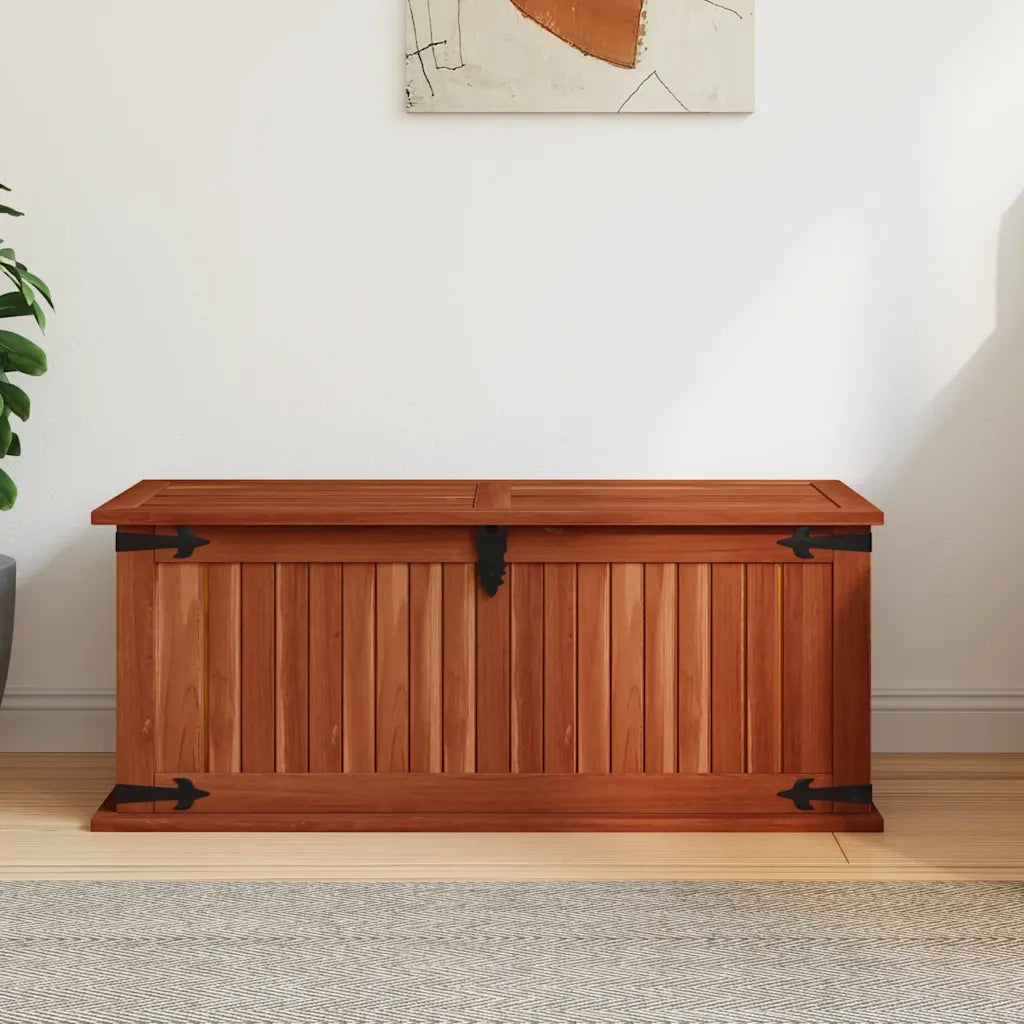 Cassapanca 79x34x32 cm in Legno Massello di Acacia cod mxl 49440